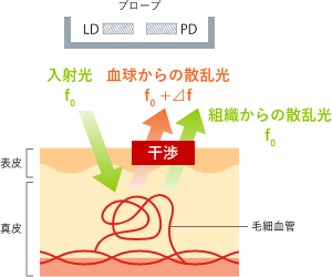 レーザ血流計の原理