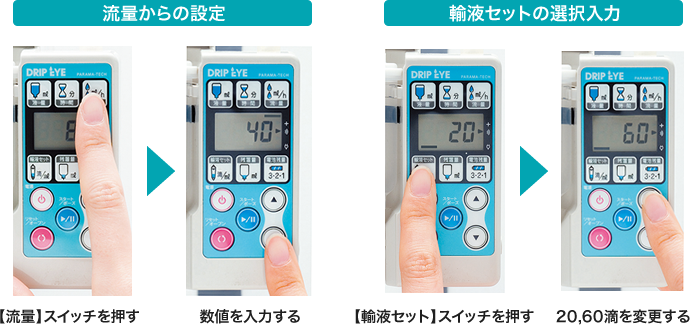 ドリップアイの設定