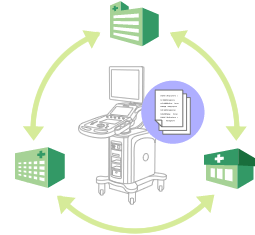 グループ内の複数病院をまたいで機器管理が行えるため、グループ全体でME機器保有の最適化を実現できます。